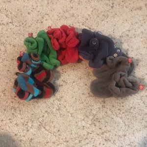 Zutano bootie lot three pairs 6M, one 12M, one 18M
